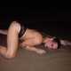 Lying on the beach